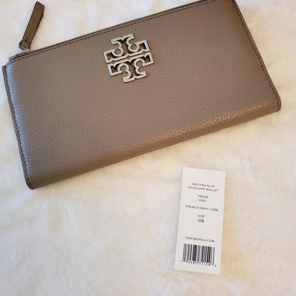 TORY BURCH ⭐️NEW!⭐️ Tory Burch Britten Slim Envelope Wallet - Picture 10 of 10